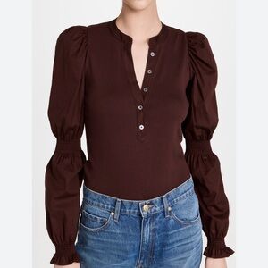 Veronica Beard Effy Puff-Sleeve